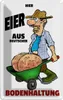 vianmo Blechschild 30x20 cm Hier Eier aus deuts. Produktbild-Vorschau 1