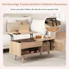 COSTWAY Couchtisch mit anhebbarer Platte und Stauraum, Produktbild-Vorschau 6