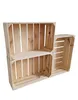 3er Holzkisten, 60x40x20 cm, Aufbewahrung und Dekoration Produktbild-Vorschau 1
