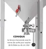 Gärkeller Pro XL cuve de fermentation 60 litres, vanne de Voir les images du produit 8