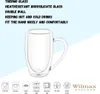 Wilmax doppelwandige Thermogläser mit Henkel | 4er Set | Produktbild-Vorschau 5