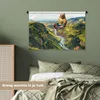 MuchoWow® Wandteppich Wandbehang Milchmädchen - Wasser - Produktbild-Vorschau 4