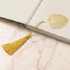 Lesezeichen Monstera Leaf Metall Gold Quaste + Dekorative Produktbild-Vorschau 6