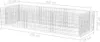 vidaXL Gabion letto rialzato in acciaio 270×90×50 cm Anteprima dell’immagine prodotto 7
