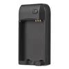 A black battery charger on a white background. Produktbild-Vorschau