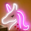 Rosikey LED neonový nápis Unicorn – 30 x 33 cm Jednorožec Náhled obrázku produktu 1