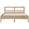 Massivholzbett ohne Matratze 160x200 cm Kiefernholz Produktbild-Vorschau 4