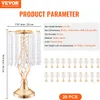 VEVOR 20 ks 43 cm vysoký křišťálový skleněný stojan na Náhled obrázku produktu 7