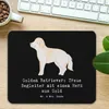 Mr. & Mrs. Panda Mousepad Golden Retriever Freund - Schwarz Produktbild-Vorschau 2