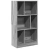 Bücherregal Grau Sonoma 57x28,5x107,5 cm Holzwerkstoff Produktbild-Vorschau 1
