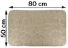 Tapis de bain Tendance taupe 50 cm x 80 cm x 0,8 cm Voir les images du produit 3