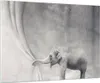 Bilder auf glas - Elefant Vorhang Abstraktion Phantasie - Produktbild-Vorschau 1