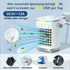 Mini Air Cooler 3in1 mit 700ml Tank, 4 Geschwindigkeiten, 3 Produktbild-Vorschau 5