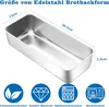 30,5cm Kastenform Gro?, Edelstahl Brotbackform Brotform Produktbild-Vorschau 2