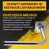 Extralink Uchwyt antenowy na ścianę 250 × 400 mm, stal Podgląd zdjęcia produktu 4