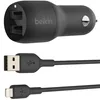Belkin USB-A Kfz-Ladegerät, 24W 1m Lightning-Kabel  Produktbild-Vorschau 2