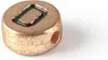 Perline con lettere, 250 pezzi, 4x7 mm, oro rosa e nero, Anteprima dell’immagine prodotto 4