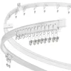 Omgoods - 5m Flexibele Plafond Gordijnrail - Buigbare Productafbeelding-voorbeeld 1