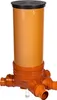 A sewage inspection shaft with multiple inlets and a lid. Produktbild-Vorschau