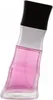 A perfume bottle with pink liquid and a black cap. Podgląd zdjęcia produktu