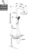 SAT SAUGEN Rain Duschsystem mit Thermostat 25 cm, Produktbild-Vorschau 9