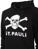 FC St. Pauli - Damen Kapuzenpullover Totenkopf - schwarz Produktbild-Vorschau 2