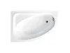 A top-down view of a white corner bathtub. Podgląd zdjęcia produktu