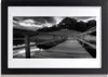 Bild 30x20 MDF-Rahmen Wandkunst Pier Black and White Lake Produktbild-Vorschau 1