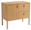 Mobile lavabo 80cm con piedini impiallacciato rovere JOY Anteprima dell’immagine prodotto 2
