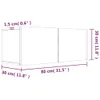 vidaXL TV-Schrank Grau Sonoma 80x30x30 cm Holzwerkstoff -  Produktbild-Vorschau 10