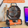 Akku-Standventilator USB Akku Ventilator mit Haken, Produktbild-Vorschau 7