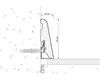 SKANDOR Sockelleiste Eiche O x ford FOEI131 FU60L 2400 x 58 Produktbild-Vorschau 3