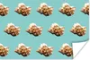 MuchoWow® Poster Muscheln - Muster - Grün 30x20 cm - Produktbild-Vorschau 1