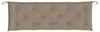 vidaXL Vankúše na záhradné lavice 2 ks. Taupe 150x50x7 cm Náhľad obrázku produktu 6