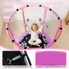Trampolino per bambini COSTWAY, diametro 154 cm, con barra Anteprima dell’immagine prodotto 6