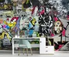 Murale XXL graffiti colorato street art carta da parati per Anteprima dell’immagine prodotto 2