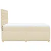 Industrie-Stil Boxspringbett mit Matratze Creme 140x200 cm Produktbild-Vorschau 8