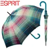 Esprit Stockschirm Damenregenschirm Cosy Checks Ocean Produktbild-Vorschau 2