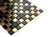Goldenes Glaskeramikmosaik „Black Glam“, glänzendes Produktbild-Vorschau 2