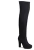 topschuhe24 2274 Damen Velours Overknee Stiefel , Produktbild-Vorschau 3