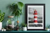 Bild 20x30 MDF-Rahmen, Wandkunst Leuchtturm Produktbild-Vorschau 2