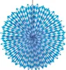 Ventilatore decorativo Ø 75 cm "blu bavarese" ritardante di Anteprima dell’immagine prodotto 1