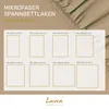 Lavea® Spannbettlaken 200x220 cm, Mikrofaser Spannbetttuch Produktbild-Vorschau 5