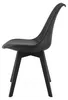Chaise - Leobert - Mark - Noir/Pieds Noirs - 49 X 43 X 82 Voir les images du produit 11