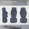 ECD Germany Moai hlava Rapa Nui 53,5 cm vysoká, šedá, z Náhled obrázku produktu 4