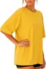 Reichstadt Damen Oversized T-Shirt 24RSW058 Yellow L Produktbild-Vorschau 6