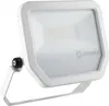 A white LED floodlight is shown against a white background. Voir les images du produit