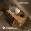 Planetmöbel LUX Badmöbel-Set Waschbecken mit Unterschrank Produktbild-Vorschau 3