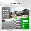 Strisce per la privacy, 35mx19cm PVC grigio 450g/m², con 20 Anteprima dell’immagine prodotto 8