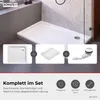 Piatto doccia Schulte 90x80 cm, bianco, modello Cala - Set Anteprima dell’immagine prodotto 2